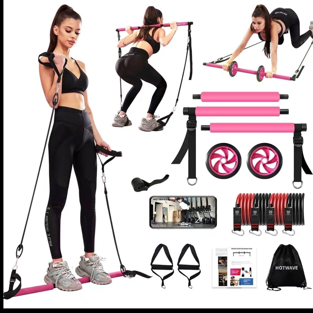 Portable Pilates bar/Home Gym Set
